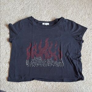 urban bedazzle baby tee